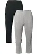 Lot de 2 leggings corsaire étroits, bonprix