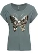 T-shirt à sequins, bonprix
