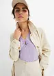 T-shirt côtelé en viscose douce, bonprix