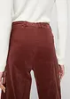 Jupe-culotte en velours côtelé stretch avec taille haute confortable, longueur 7/8, bonprix