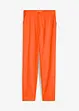 Pantalon cropped taille haute en lin et viscose, bonprix