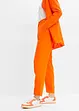Pantalon cropped taille haute en lin et viscose, bonprix