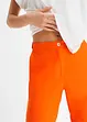 Pantalon cropped taille haute en lin et viscose, bonprix