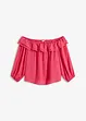 Blouse Carmen en polyester, bonprix