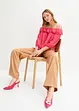 Blouse Carmen en polyester, bonprix