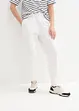 Pantalon en coton et lin, taille haute, bonprix