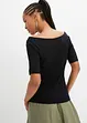 T-shirt encolure Bardot, bonprix