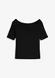 T-shirt encolure Bardot, bonprix