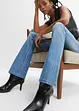 Jean flare taille mi-haute, extensible, bonprix