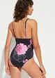 Maillot 1 pièce sculptant, maintien modéré, découpe sur le décolleté, bonprix