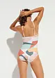 Maillot 1 pièce sculptant, maintien léger, bonprix