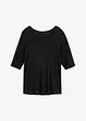 T-shirt à col rond en viscose douce, bonprix
