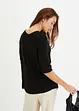 T-shirt à col rond en viscose douce, bonprix