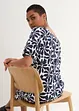 Robe en jersey de coton à encolure carrée, longueur genou, bonprix