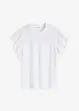 T-shirt à broderies anglaises, bonprix