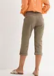 Pantalon extensible avec effet crash, longueur 3/4, bonprix