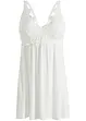 Nuisette en viscose avec broderies anglaises, bonprix