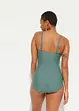 Maillot 1 pièce sculptant, maintien modéré, style portefeuille, bonprix