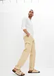 Pantalon cargo en lin majoritaire Regular Fit, Straight, bpc selection