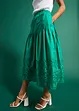 Jupe midi 100% coton, bonprix