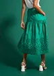 Jupe midi 100% coton, bonprix