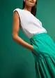 Jupe midi 100% coton, bonprix