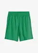 Short en lin mélangé avec taille élastiquée, bonprix
