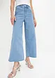 Jean large, taille haute, raccourci, bonprix