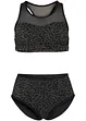 Bikini brassière (ens. 2 pces) avec mesh transparent, bonprix