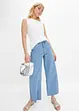 Jean large, taille haute, raccourci, bonprix