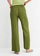 Pantalon ample à taille élastiquée en viscose mélangée, bonprix