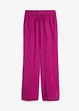 Pantalon ample à taille élastiquée en viscose mélangée, bonprix