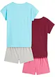 Pyjashort avec coton doux (ens. 4 pces), bonprix