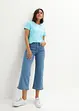 Jean large, taille mi-haute, raccourci, bonprix