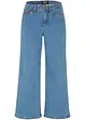 Jean large, taille mi-haute, raccourci, bonprix