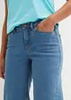 Jean large, taille mi-haute, raccourci, bonprix