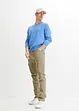 Pantalon slim extensible, jambes droites, avec poches cargo, bonprix