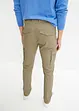 Pantalon slim extensible, jambes droites, avec poches cargo, bonprix