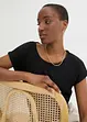 T-shirt coton et soie, bonprix