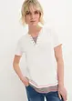 T-shirt en coton, style 2 en 1, John Baner JEANSWEAR