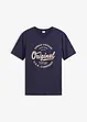 T-shirt col V, 100% coton, bonprix