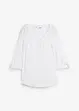 Blouse fluide à col en V et manches longues, bonprix