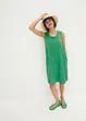 Robe trapèze courte en jersey, sans manches, bonprix