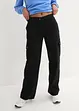 Jean cargo en coton, taille mi-haute, bonprix