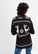 Pull à motif hivernal, bonprix