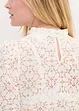 Blouse Dirndl à dentelle, bonprix