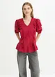 Blouse à volants en viscose fluide, bonprix