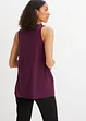 Top en viscose à encolure zippée, bonprix