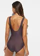 Maillot 1 pièce sculptant, maintien modéré, style portefeuille, bonprix