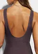 Maillot 1 pièce sculptant, maintien modéré, style portefeuille, bonprix